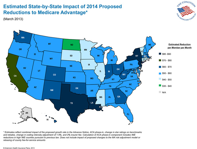 USA map with 2014 MA Changes