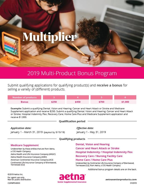 Aetna Mult-Product Bonus