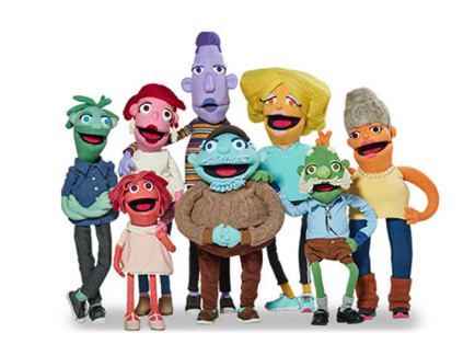 Bright health puppets