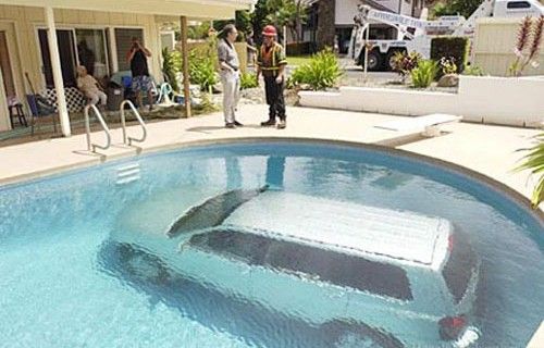 Car in pool Insurance