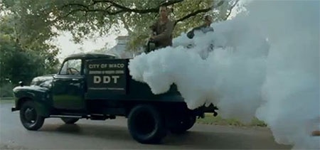 DDT spray truck