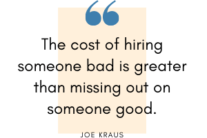 Joe Kraus - Hiring