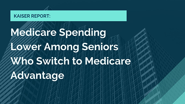 Medicare spending lower