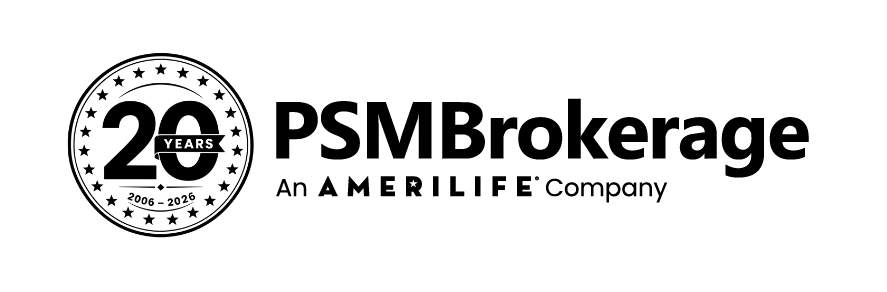 PSM 20 Years Logo - Black
