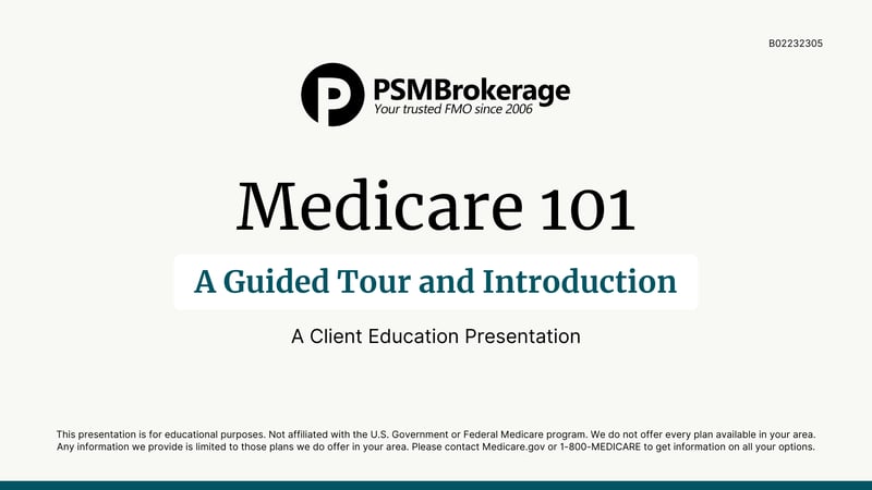 PSM 2026 Medicare 101 Slideshow