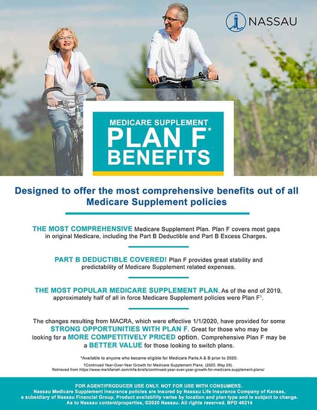 Plan F Benefits Flyer