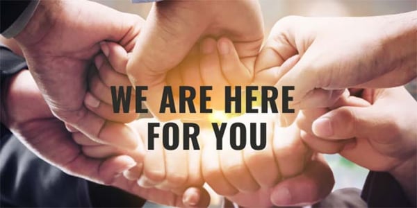 We are here for you blog