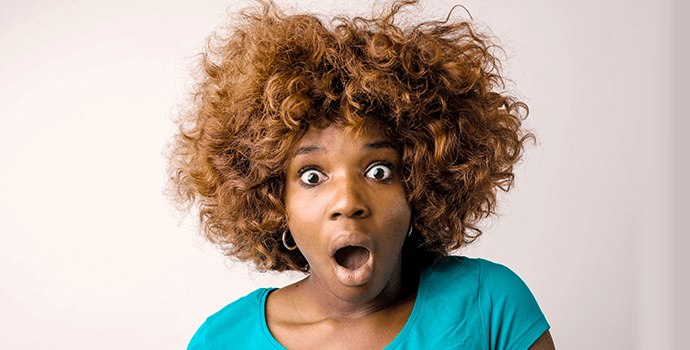 surprised woman
