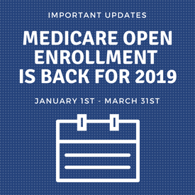 Medicare Enrollment Periods 2019 Chart